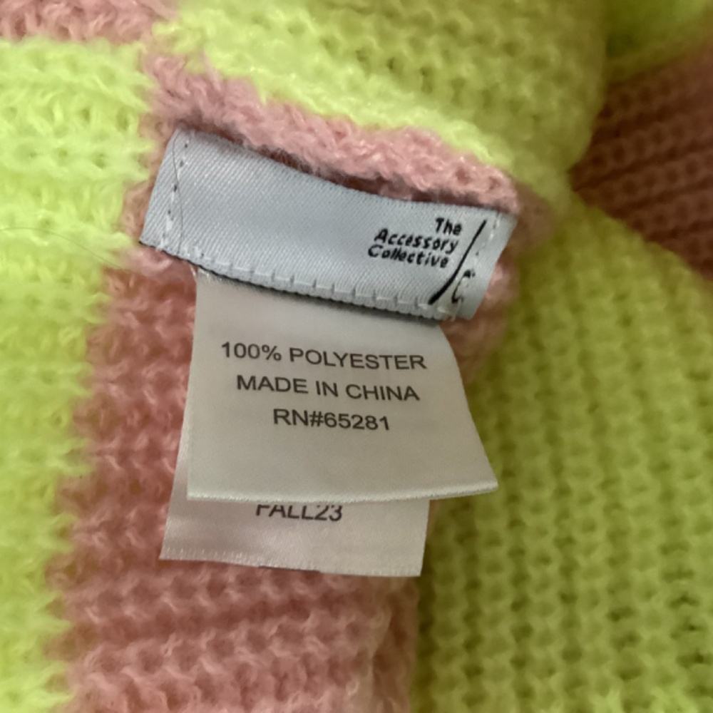 The Accessory Collective Colorblock Beanie - Picture 6 of 6